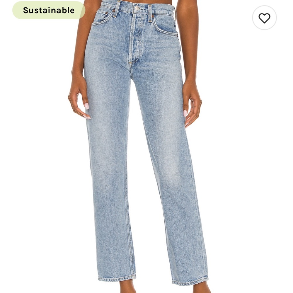 Agolde 90s Pinch Waist Jean in Soundwave